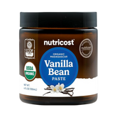 Nutricost Organic Madagascar Vanilla Bean Paste, 4 oz