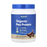 Nutricost, Organic Pea Protein, Chocolate, 1 lb, 454 g