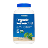 Nutricost, Organic Resveratrol, 600 mg, 120 Capsules