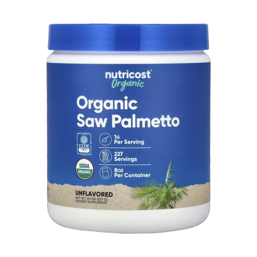 Nutricost, Organic Saw Palmetto, Unflavored, 8.1 oz, 227 g
