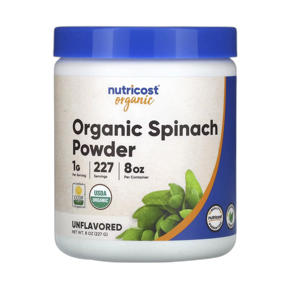 Nutricost, Organic Spinach Powder, Unflavored, 8 oz, 227 g