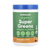 Nutricost, Organic Super Greens, Orange Sunrise, 12.2 oz (342 g)
