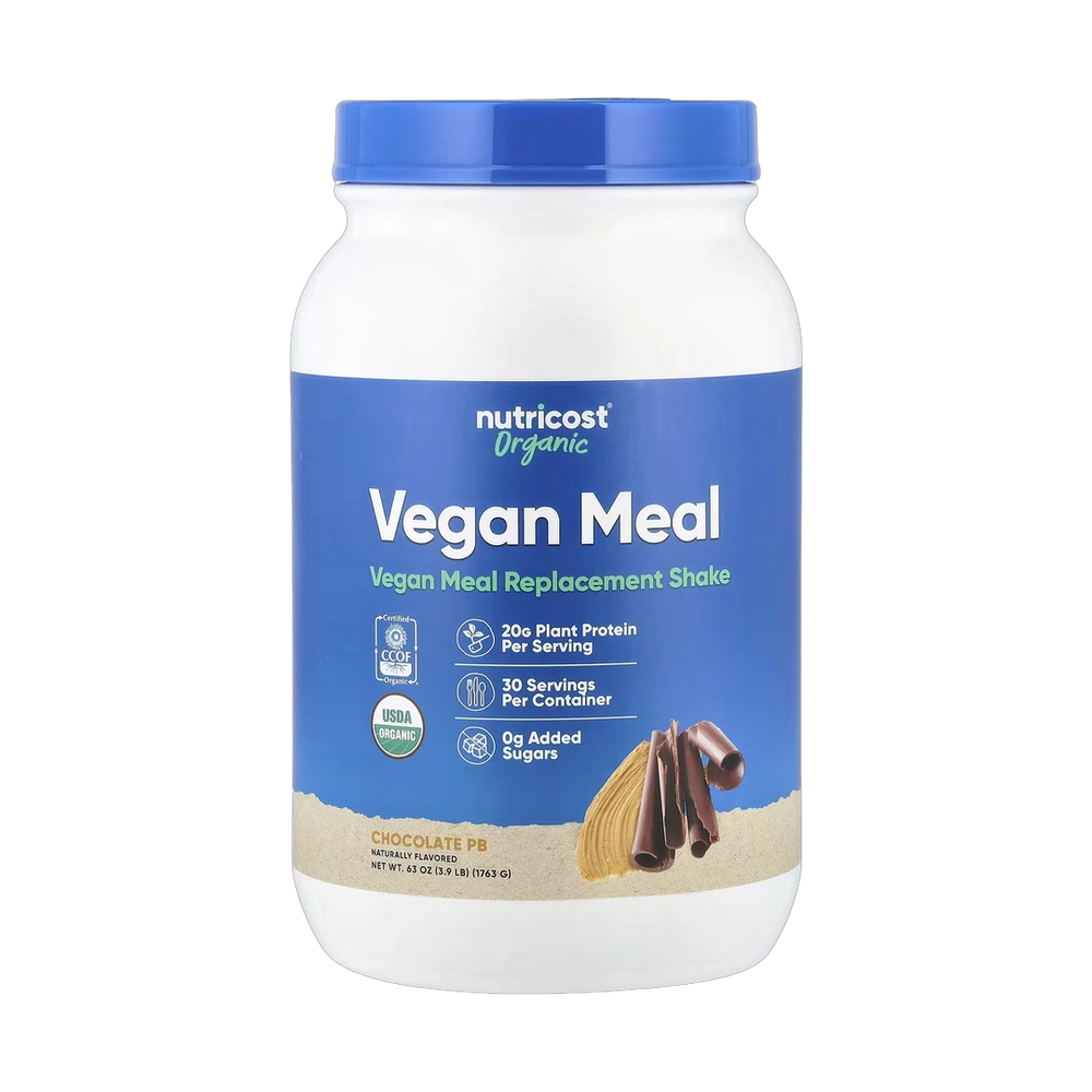 Nutricost, Organic Vegan Meal, Chocolate PB, 3.9 lb, 1,763 g