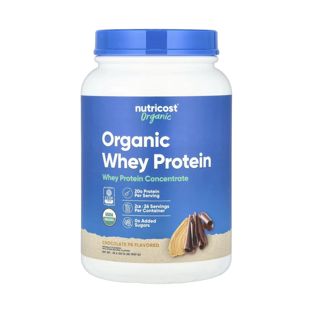Nutricost, Organic Whey Protein, Chocolate PB, 2 lb, 907 g