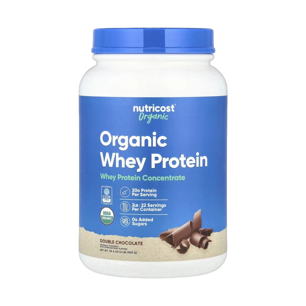 Nutricost, Organic Whey Protein, Double Chocolate, 2 lb, 907 g