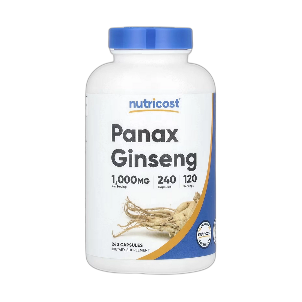 Nutricost, Panax Ginseng, 240 Capsules