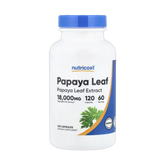 Nutricost, Papaya Leaf, 120 Capsules