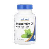 Nutricost, Peppermint Oil, 50 mg, 120 Softgels