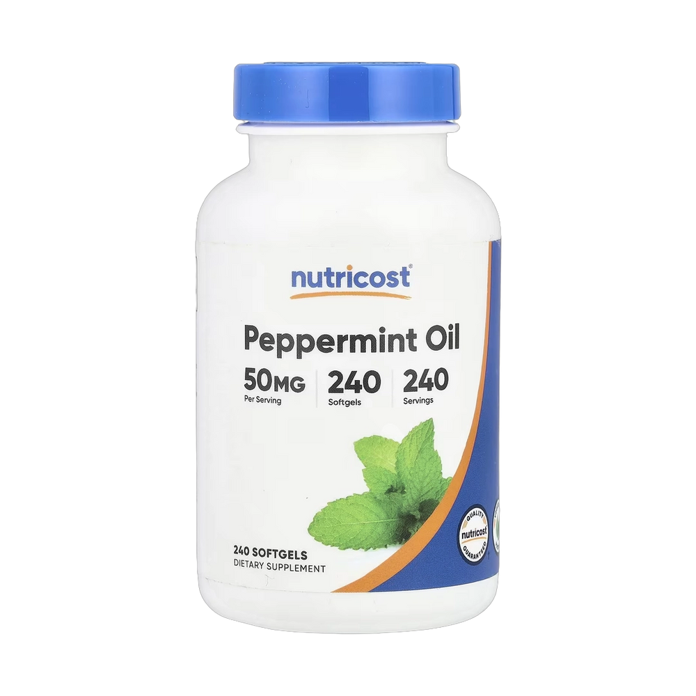 Nutricost, Peppermint Oil, 50 mg, 240 Softgels