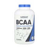 Nutricost, Performance, BCAA, 500 Capsules