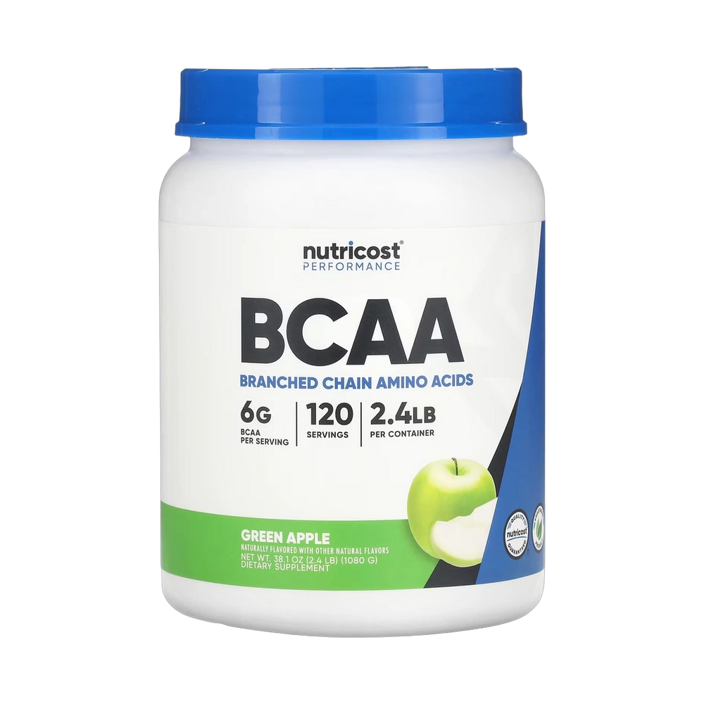 Nutricost, Performance, BCAA, Green Apple, 2.4 lb, 1,080 g