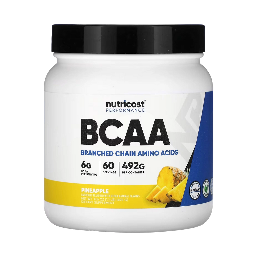 Nutricost, Performance, BCAA, Pineapple, 1.1 lb, 492 g