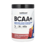 Nutricost, Performance, BCAA+, Raspberry Lemonade, 15.4 oz, 432 g