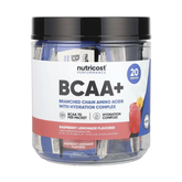 Nutricost, Performance, BCAA+, Raspberry Lemonade, 20 Packets, 0.5 oz (14 g) Each