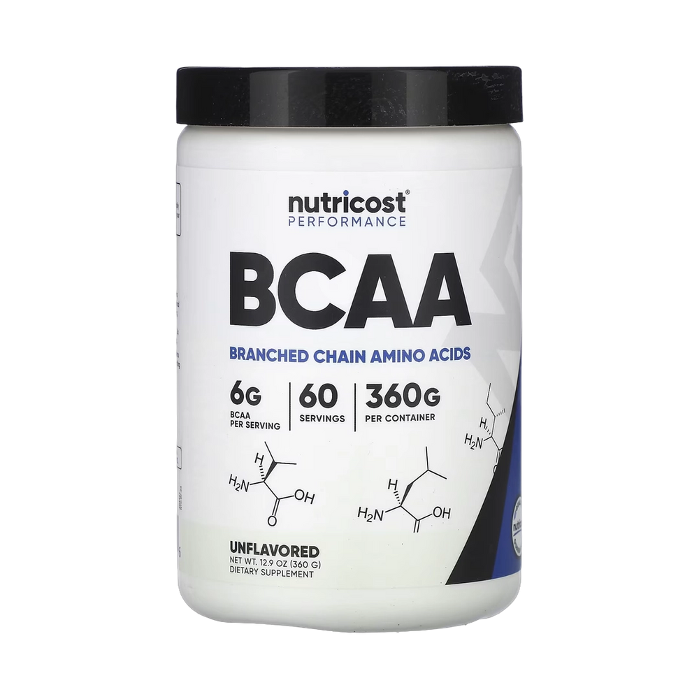 Nutricost, Performance, BCAA, Unflavored, 12.9 oz, 360 g
