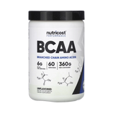 Nutricost, Performance, BCAA, Unflavored, 12.9 oz, 360 g