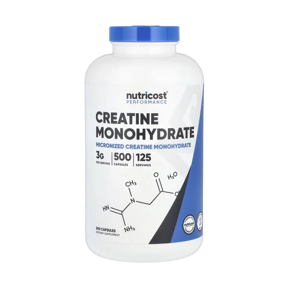 Nutricost, Performance, Creatine Monohydrate, 500 Capsules