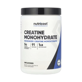 Nutricost, Performance, Creatine Monohydrate, Unflavored, 1 lb, 454 g