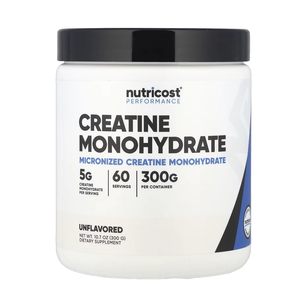 Nutricost, Performance, Creatine Monohydrate, Unflavored, 10.7 oz, 300 g