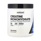 Nutricost, Performance, Creatine Monohydrate, Unflavored, 10.7 oz, 300 g