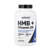 Nutricost, Performance, HMB + Vitamin D3, 240 Capsules