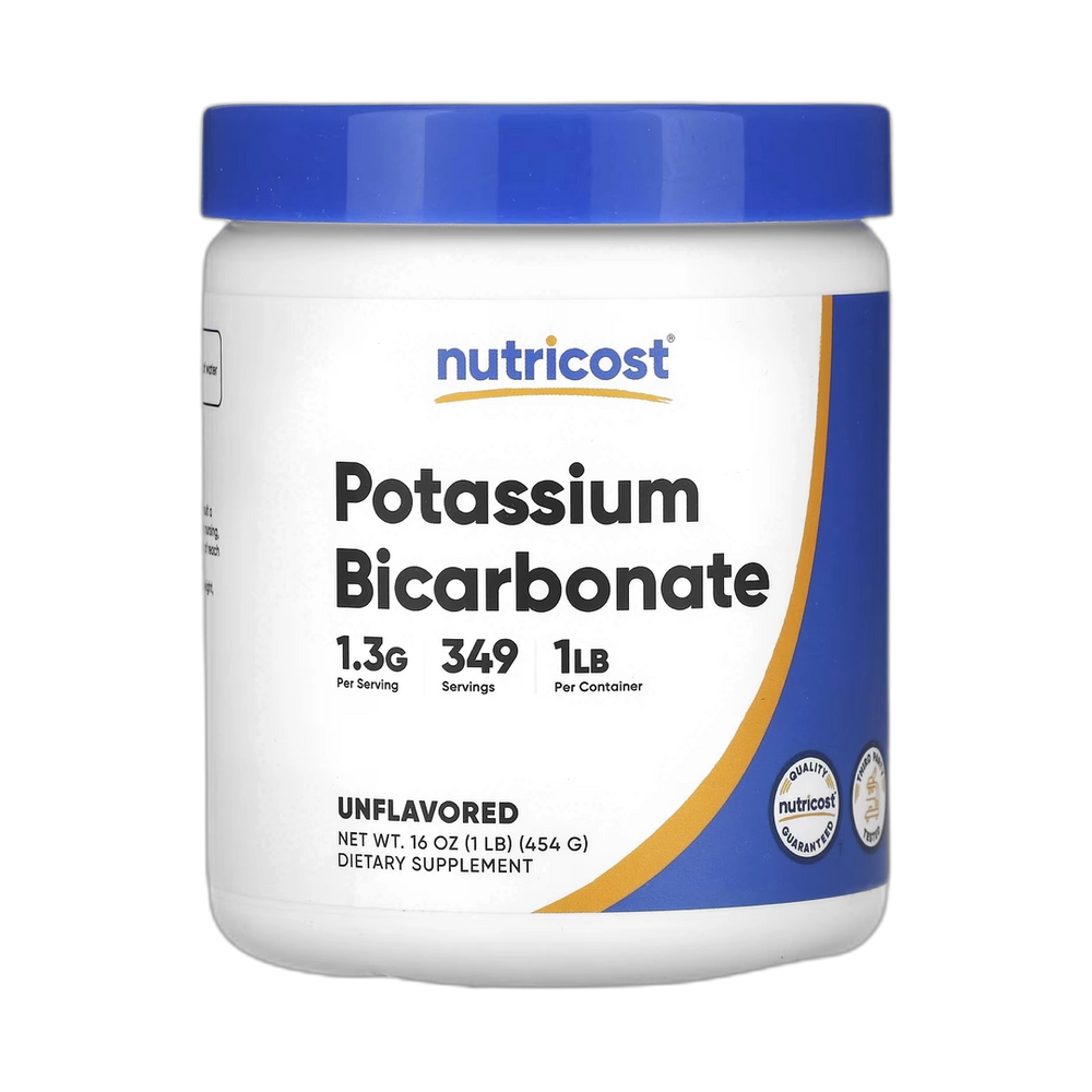 Nutricost, Potassium Bicarbonate, Unflavored, 16 oz, 454 g