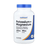 Nutricost, Potassium + Magnesium, 240 Capsules