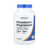 Nutricost, Potassium + Magnesium, 240 Capsules