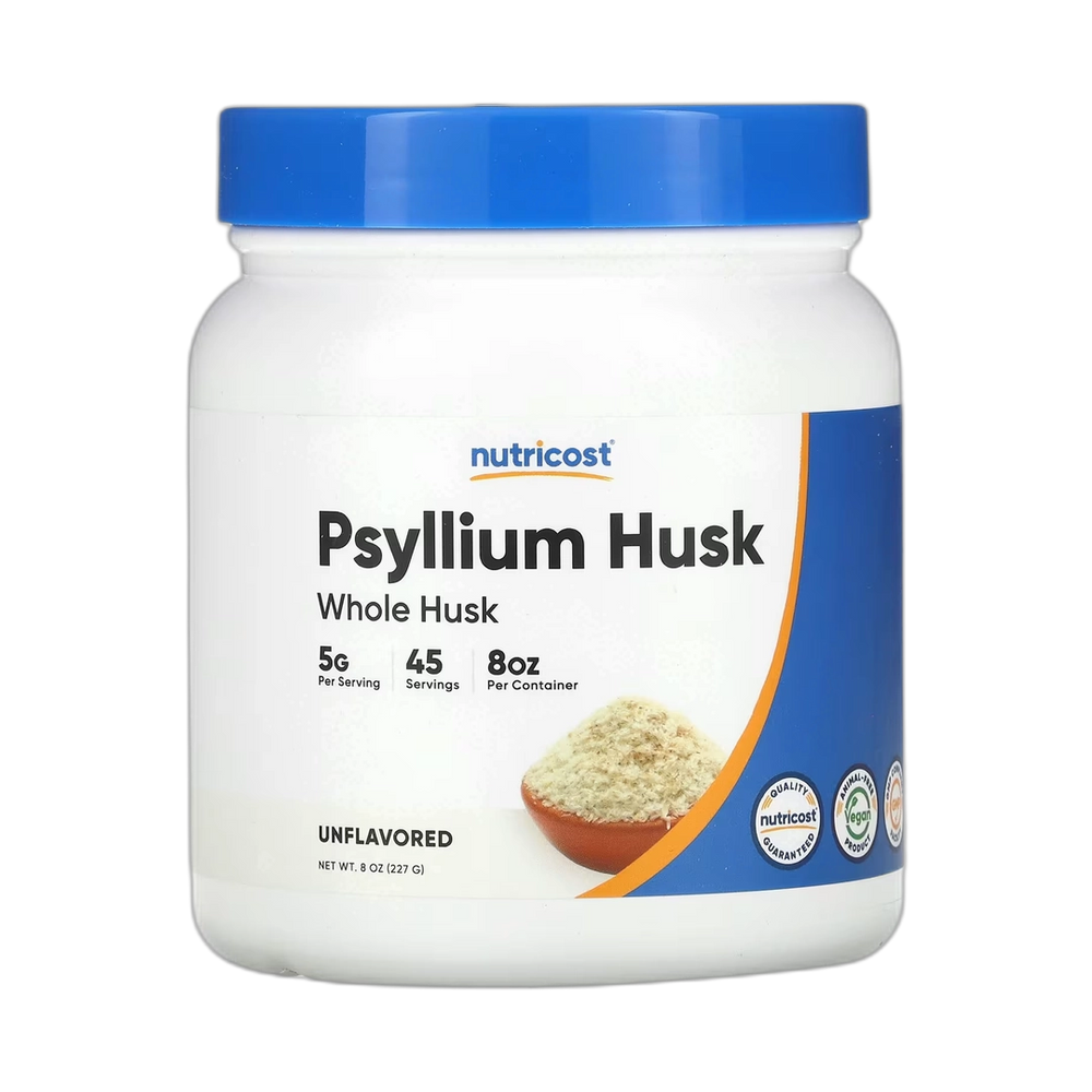 Nutricost, Psyllium Husk, Whole Husk, Unflavored, 8 oz, 227 g