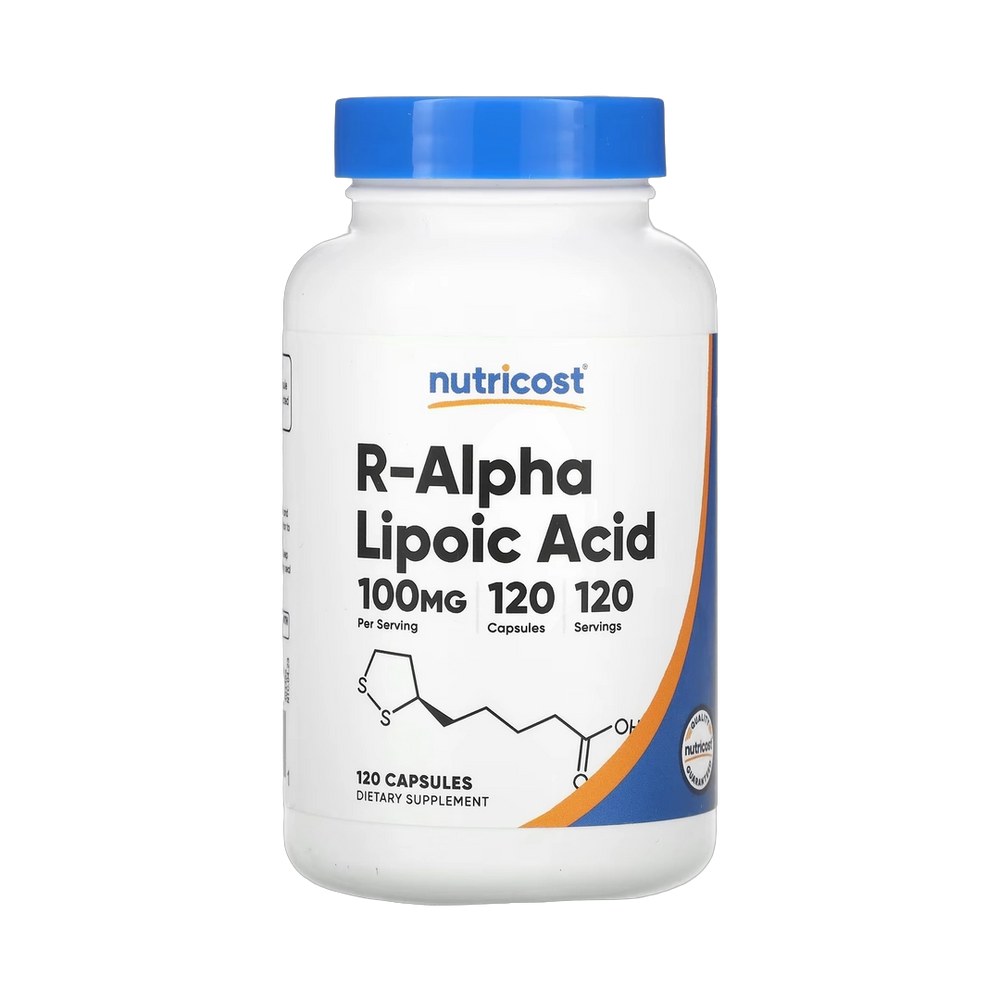 Nutricost, R-Alpha Lipoic Acid , 100 mg , 120 Capsules