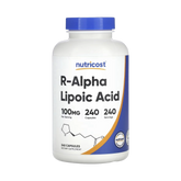 Nutricost, R-Alpha Lipoic Acid, 100 mg, 240 Capsules