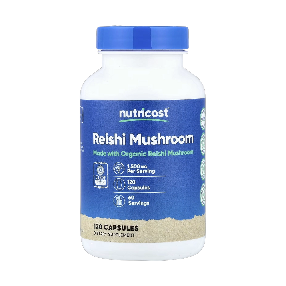 Nutricost, Reishi Mushroom, 120 Capsules