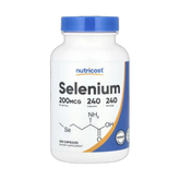 Nutricost, Selenium, 200 mcg, 240 Capsules