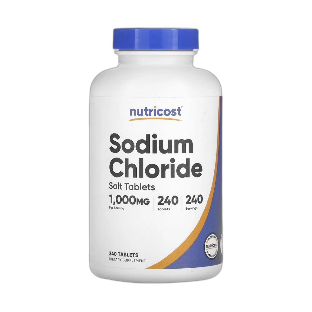 Nutricost, Sodium Chloride, 1,000 mg, 240 Tablets