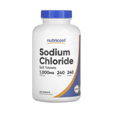 Nutricost, Sodium Chloride, 1,000 mg, 240 Tablets