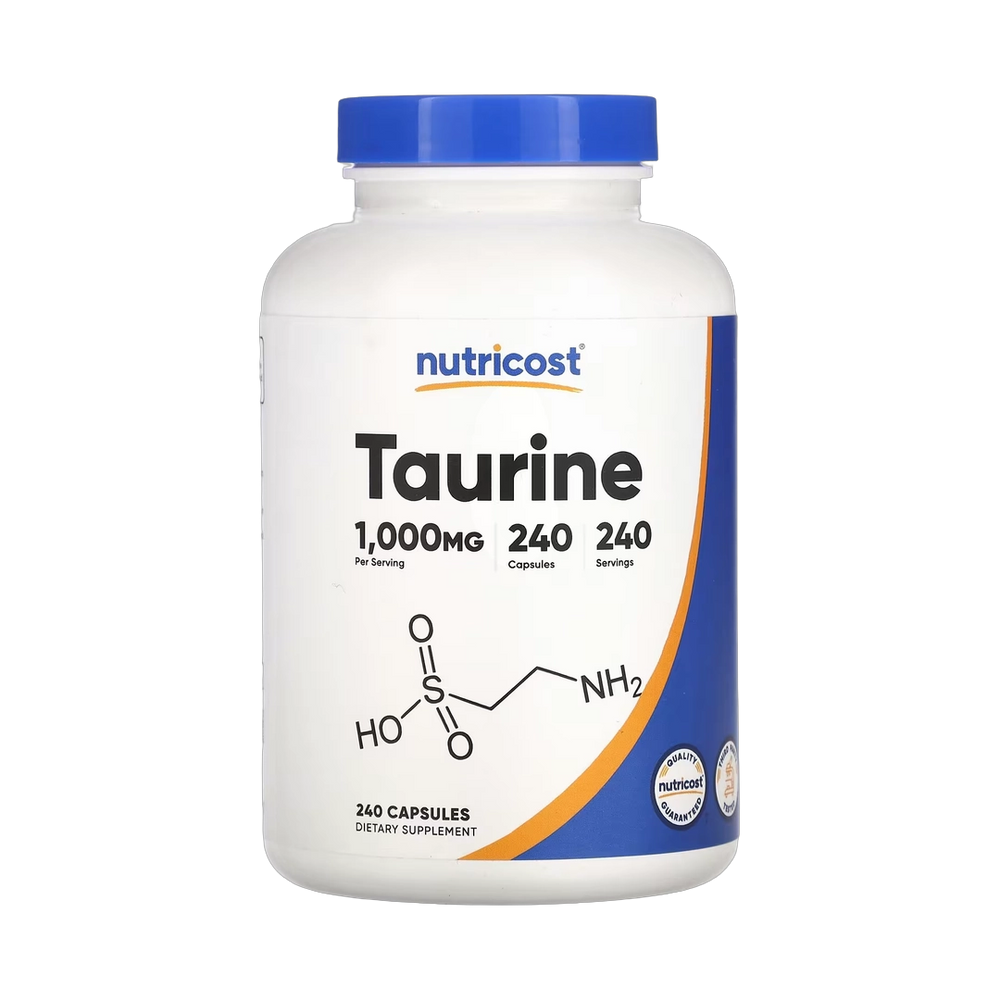 Nutricost, Taurine, 1,000 mg, 240 Capsules