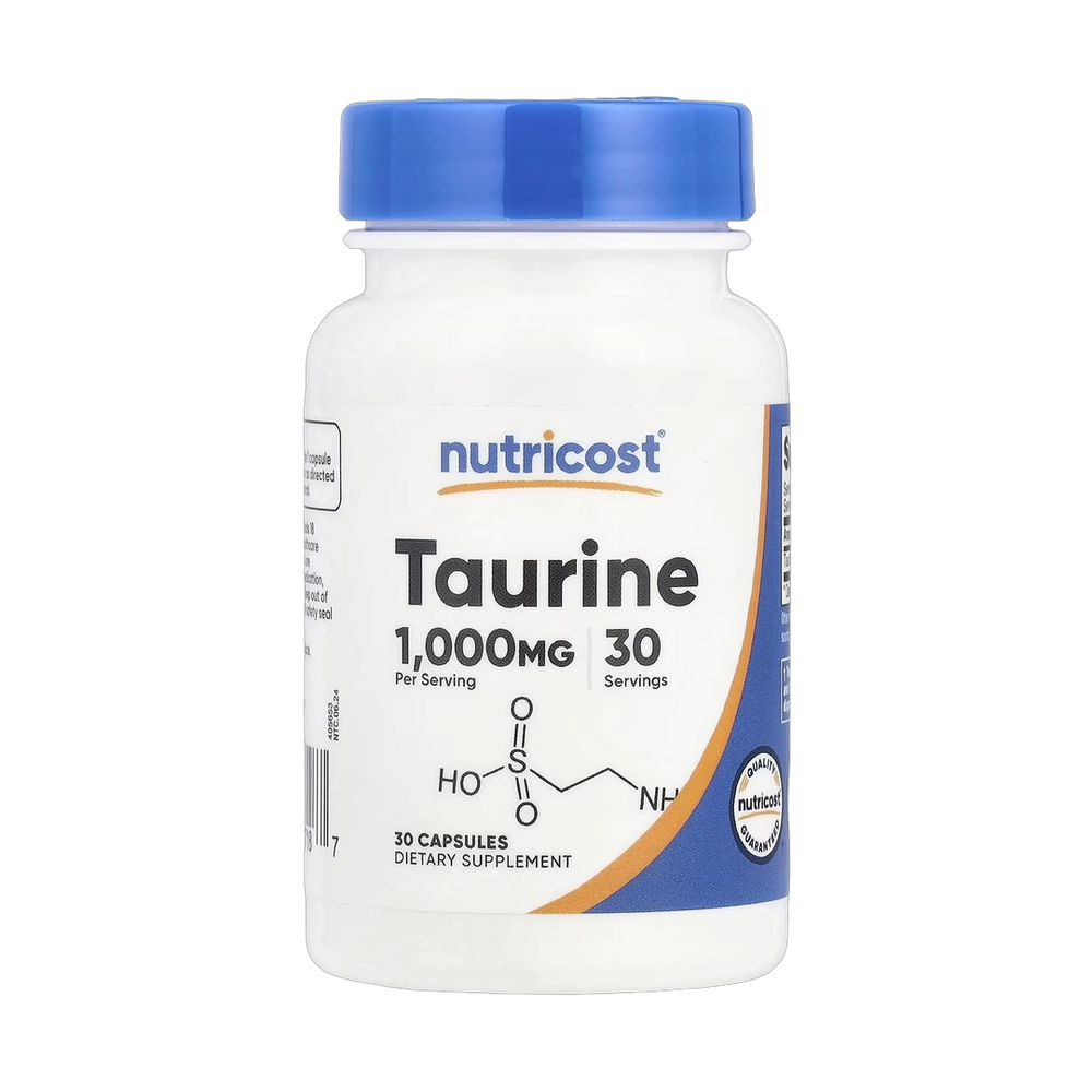 Nutricost, Taurine, 1,000 mg, 30 Capsules