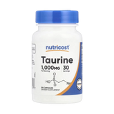 Nutricost, Taurine, 1,000 mg, 30 Capsules