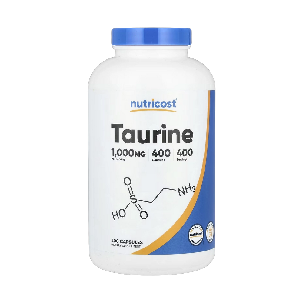 Nutricost, Taurine, 1,000 mg , 400 Capsules