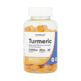 Nutricost, Turmeric Gummies, Citrus, 120 Gummies