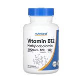 Nutricost, Vitamin B12, 2,000 mcg, 120 Capsules