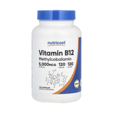 Nutricost, Vitamin B12, 5,000 mcg, 120 Capsules