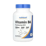 Nutricost, Vitamin B6, 100 mg, 240 Capsules