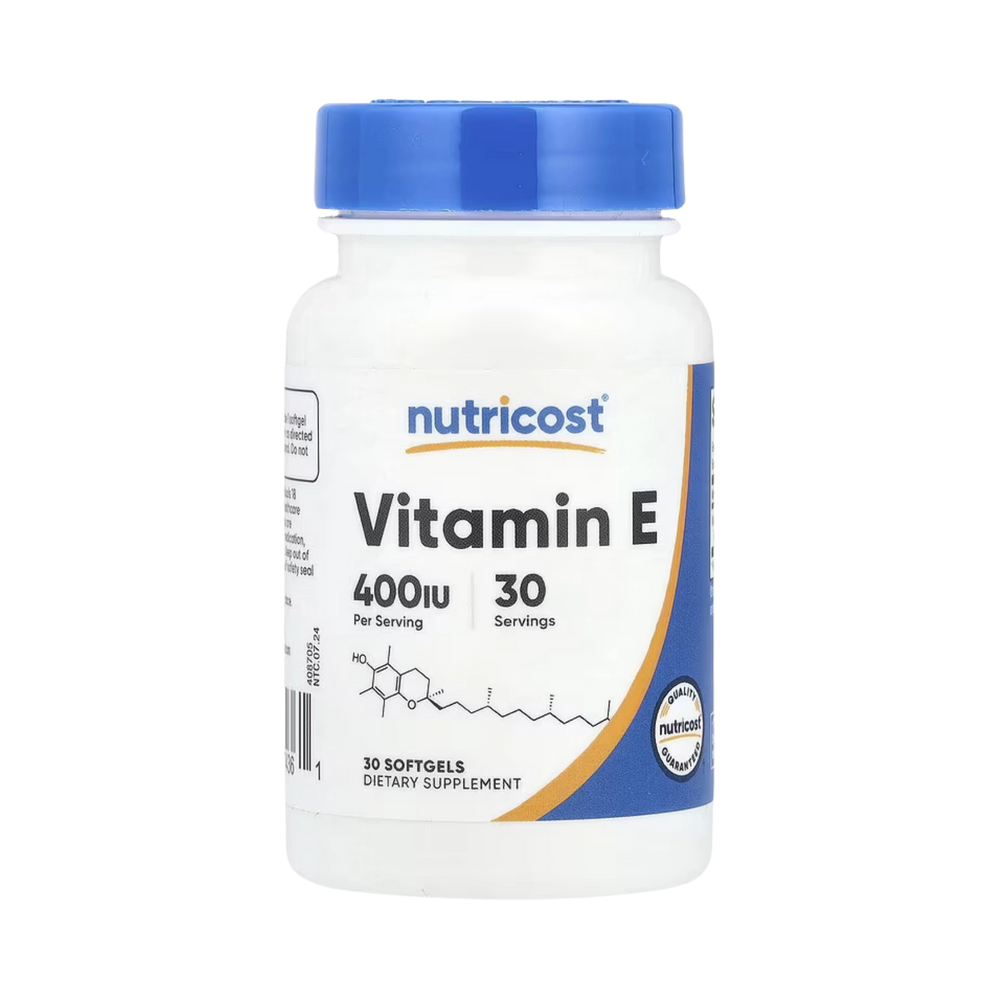 Nutricost, Vitamin E, 180 mg (400 IU), 30 Softgels
