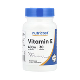 Nutricost, Vitamin E, 180 mg (400 IU), 30 Softgels