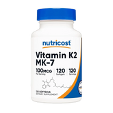 Nutricost, Vitamin K2 MK-7, 100 mcg, 120 Softgels