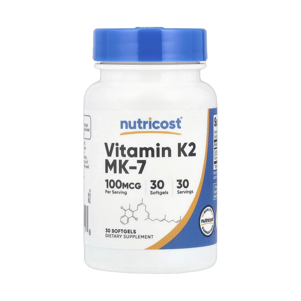 Nutricost, Vitamin K2 MK-7, 100 mcg, 30 Softgels