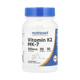 Nutricost, Vitamin K2 MK-7, 100 mcg, 30 Softgels