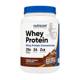 Nutricost, Whey Protein Concentrate, Shaq's Double Double Chocolate, 2 lb