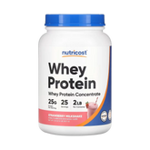 Nutricost, Whey Protein Concentrate, Strawberry Milkshake, 2 lb, 907 g